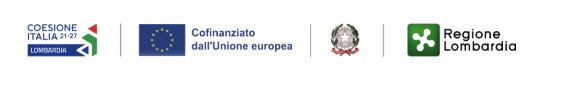 Coesione Italia 21-27 · Cofinanziato dall'Unione europea · Repubblica Italiana · Regione Lombardia